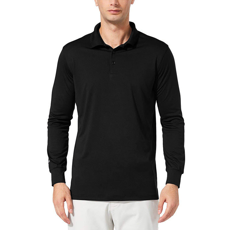 Herren Poloshirt Langarm Atmungsaktiv Klassisch Berlin