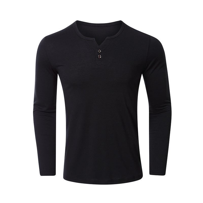 Herren Langarm-Shirt mit Knöpfen Trendig Modern Berlin