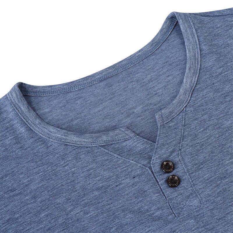 Herren Langarm-Shirt mit Knöpfen Trendig Modern Berlin
