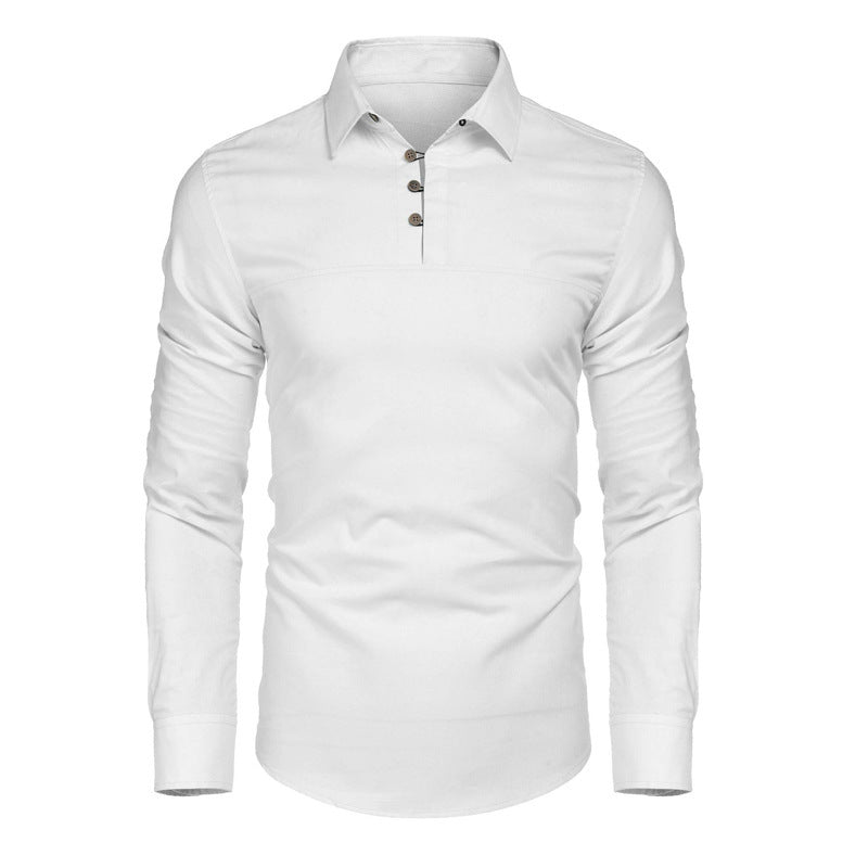 Herren Poloshirt Langarm Modern Elegantes Design - BerlinGlamour