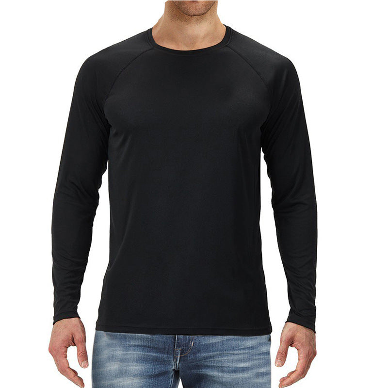 Herren Langarmshirt Atmungsaktiv Funktionsshirt Sportlich