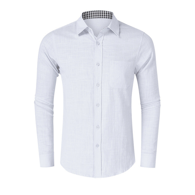 Herren Hemd mit Streifen Slim Fit Elegantes Design