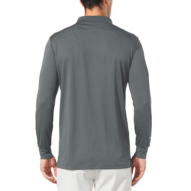 Herren Poloshirt Langarm Atmungsaktiv Klassisch Berlin