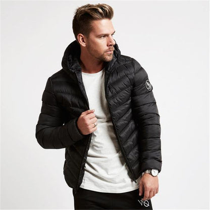 Herren Daunenjacke Leicht Wasserabweisend