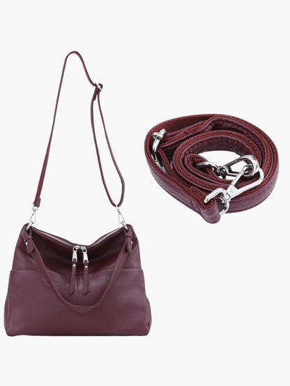 Ledertasche Hobo Umhängetasche Weich Leder Damen