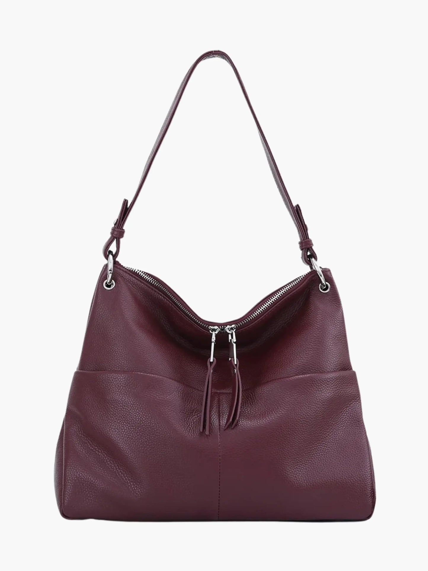 Ledertasche Hobo Umhängetasche Weich Leder Damen