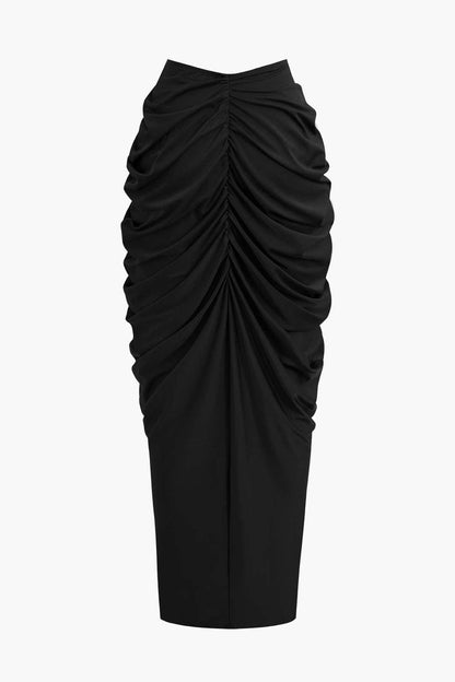 Elegantes Off-Shoulder-Set mit Drapierung Damen