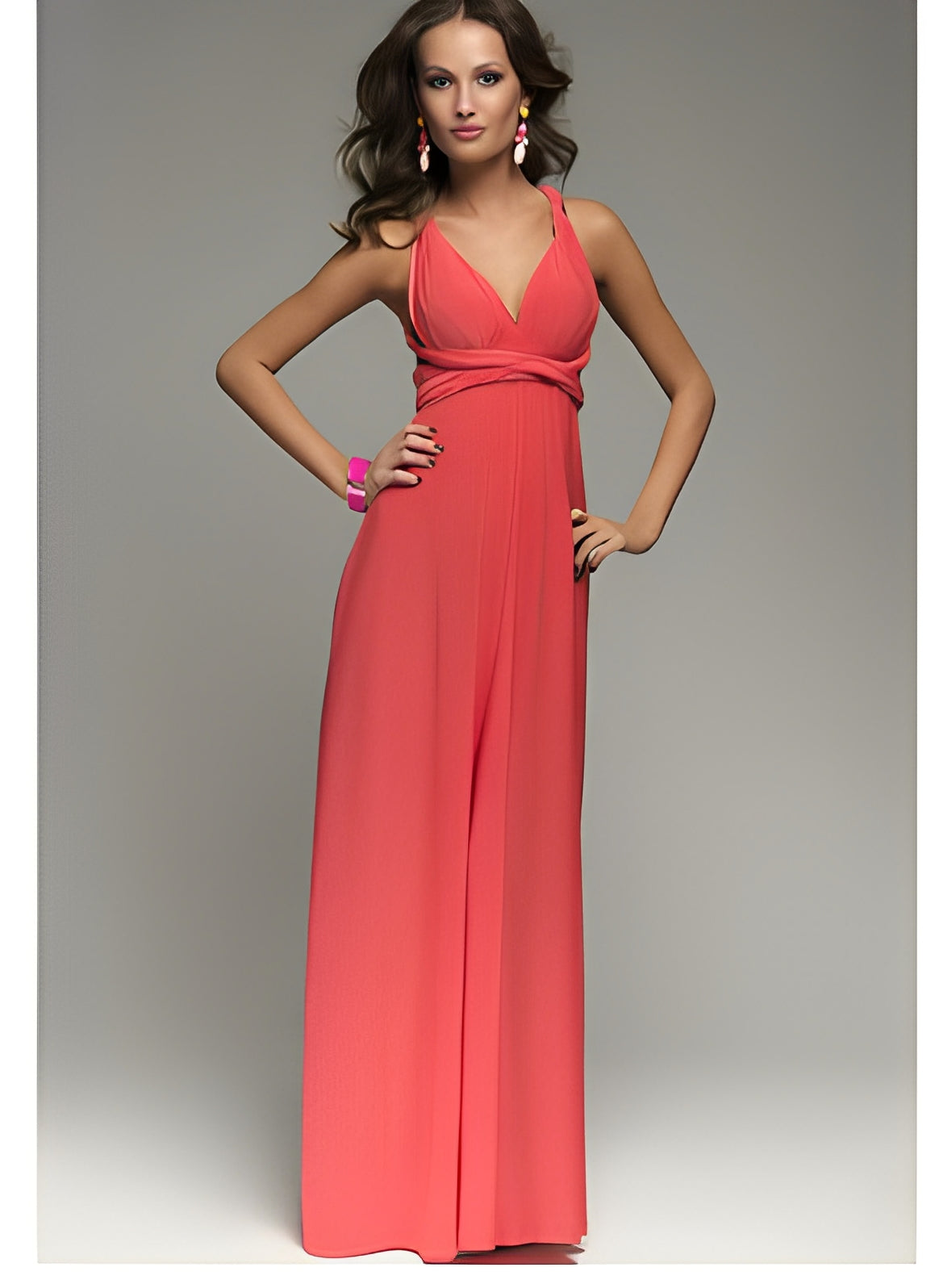 Julianne: Elegantes langes Kleid für den Club