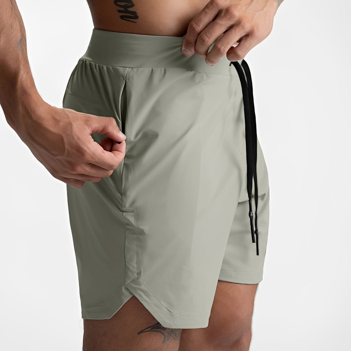Herren Sportshorts Schnelltrocknend Atmungsaktiv
