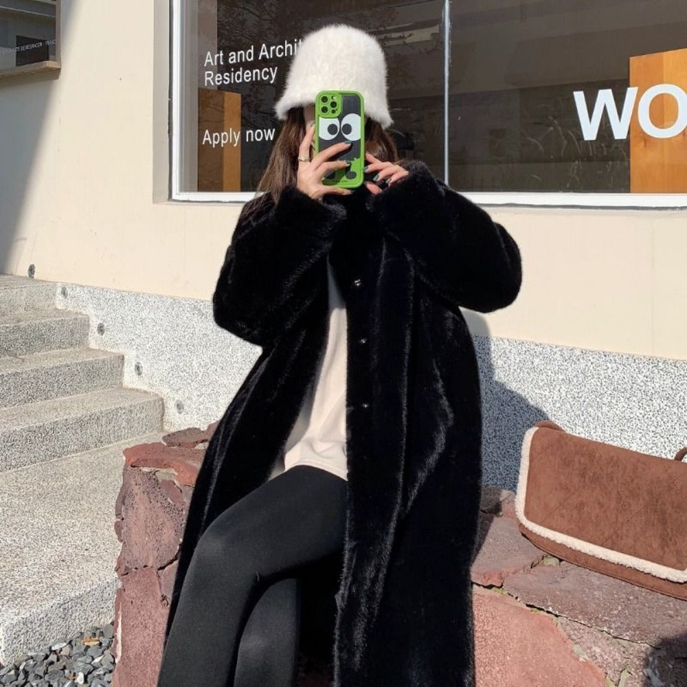 Kunstfelljacke Damen Glamour Winter - BerlinGlamour