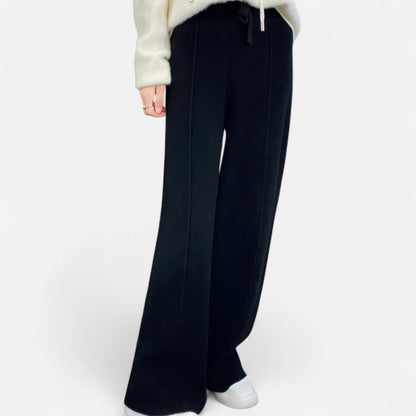 Damen Loungehose Bequem Locker Geschnitten