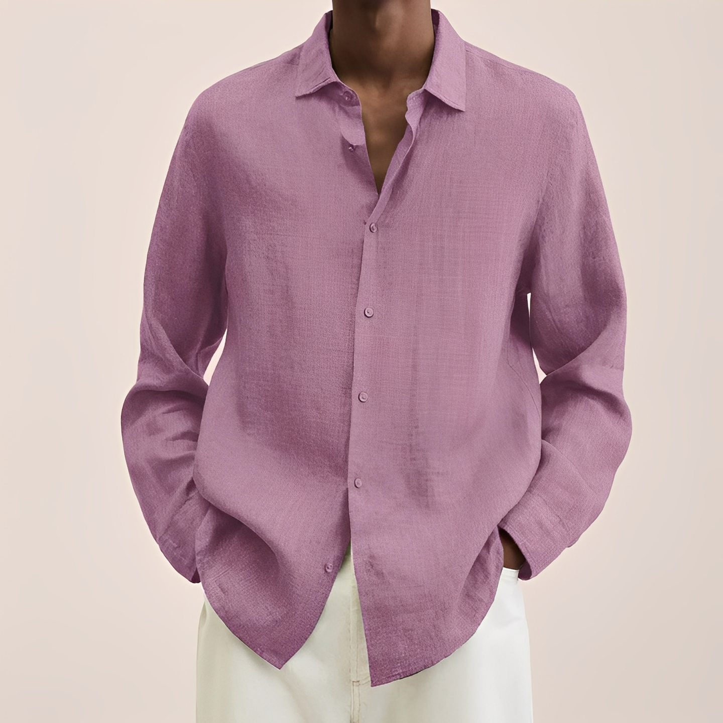 Herren Sommerhemd Elegant Slim Fit Kurzarm