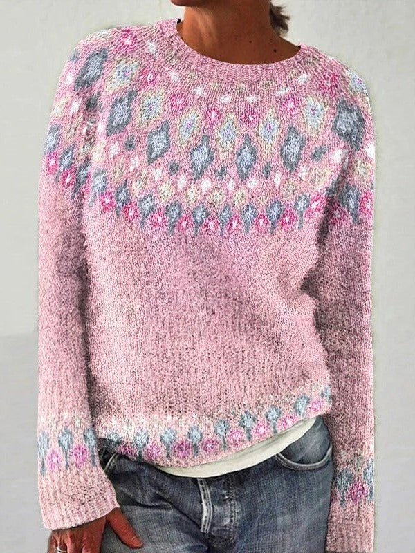 Devyn Pullover mit geometrischem Muster