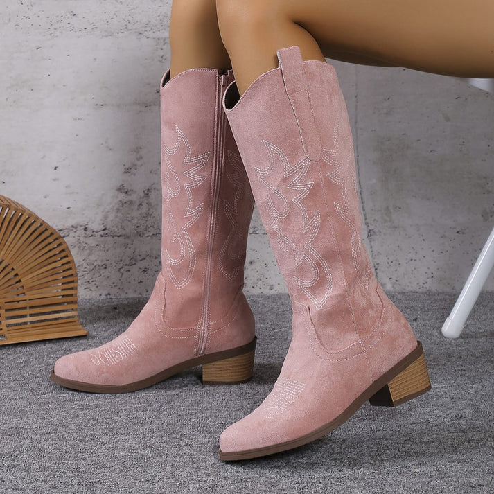 Cowboy Stiefel Lederschuh Westernstil - BerlinGlamour