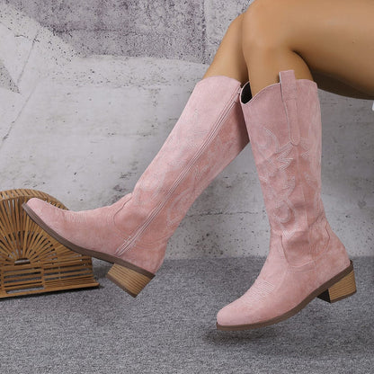 Cowboy Stiefel Lederschuh Westernstil