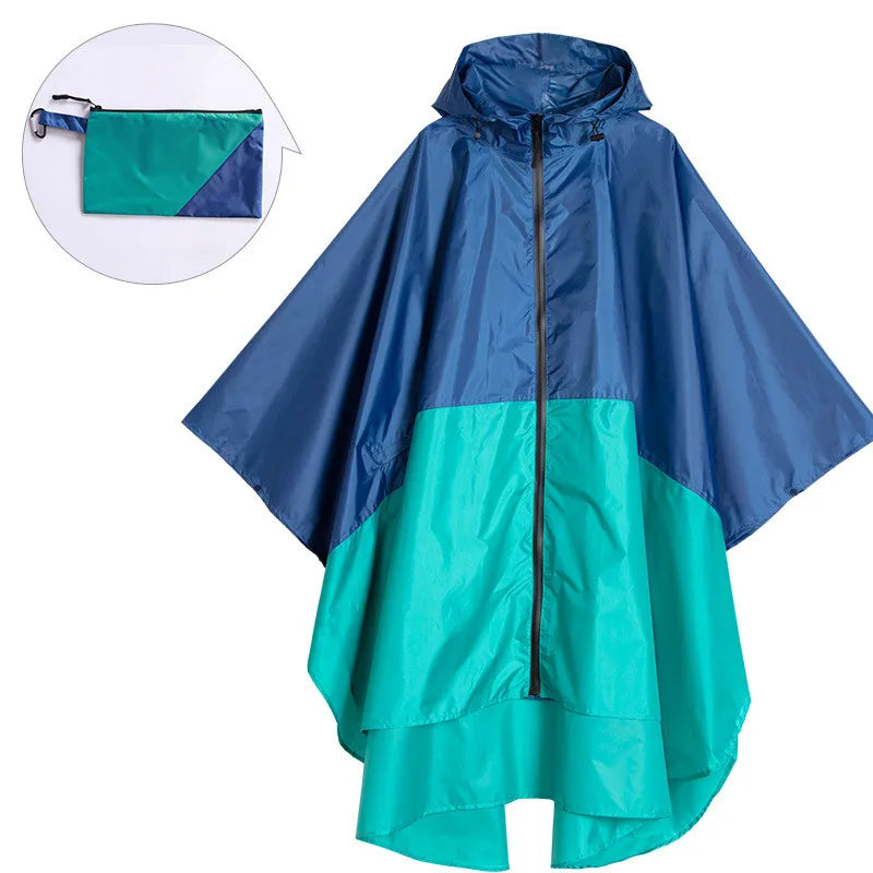 Wasserdichte Poncho Unisex Kapuze Regenponcho Reise