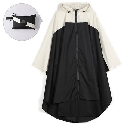 Wasserdichte Poncho Unisex Kapuze Regenponcho Reise - BerlinGlamour