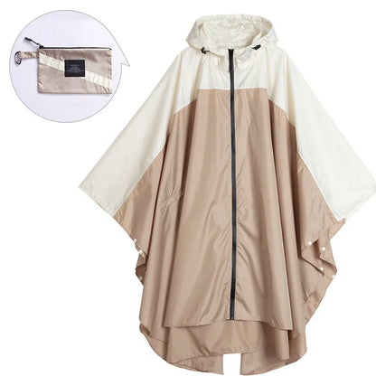 Wasserdichte Poncho Unisex Kapuze Regenponcho Reise