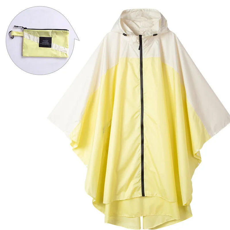 Wasserdichte Poncho Unisex Kapuze Regenponcho Reise