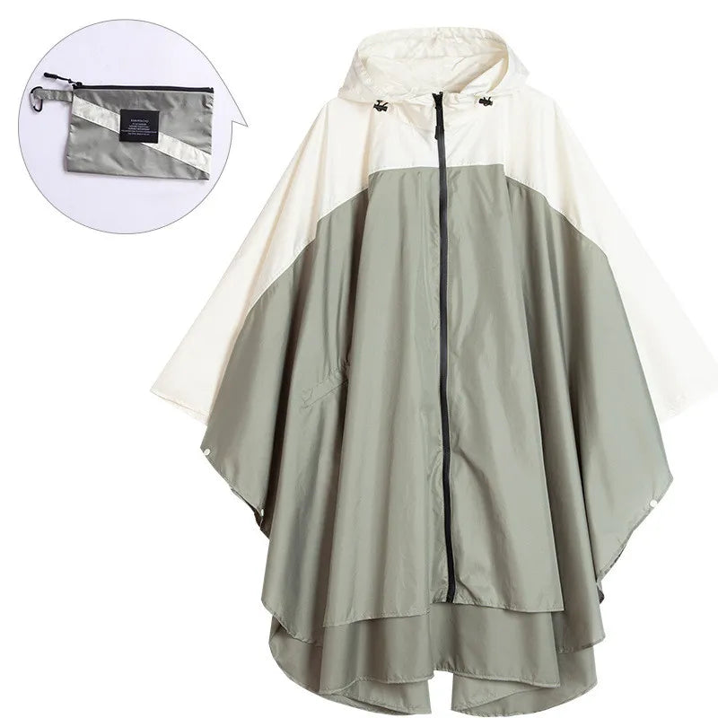 Wasserdichte Poncho Unisex Kapuze Regenponcho Reise