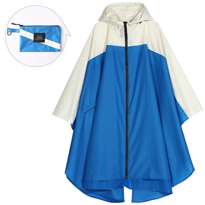 Wasserdichte Poncho Unisex Kapuze Regenponcho Reise