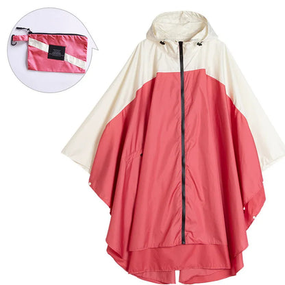 Wasserdichte Poncho Unisex Kapuze Regenponcho Reise