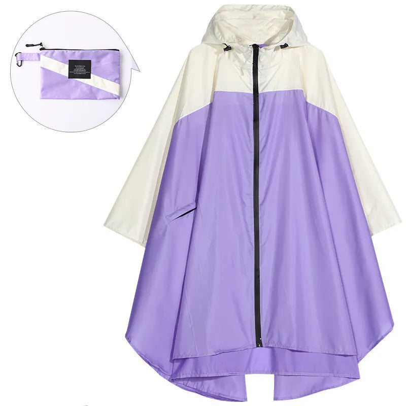 Wasserdichte Poncho Unisex Kapuze Regenponcho Reise