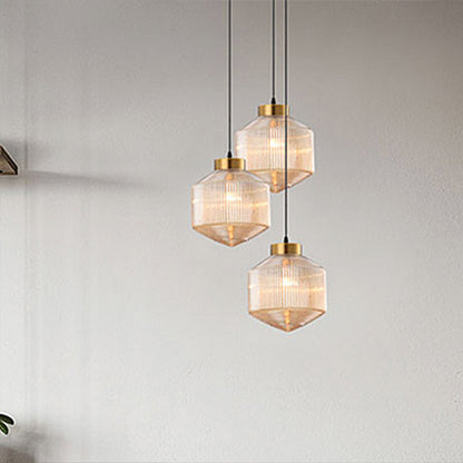 Moderne Glaskerzen Leuchte Deckenlampe Innenraum