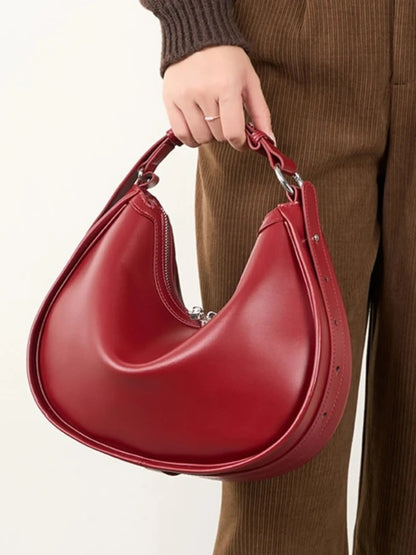 Chic Umhängetasche Geschwungen Damenhandtasche Groß