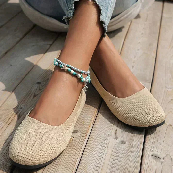 Ballerina Schuhe Bequem Orthopädisch Damen