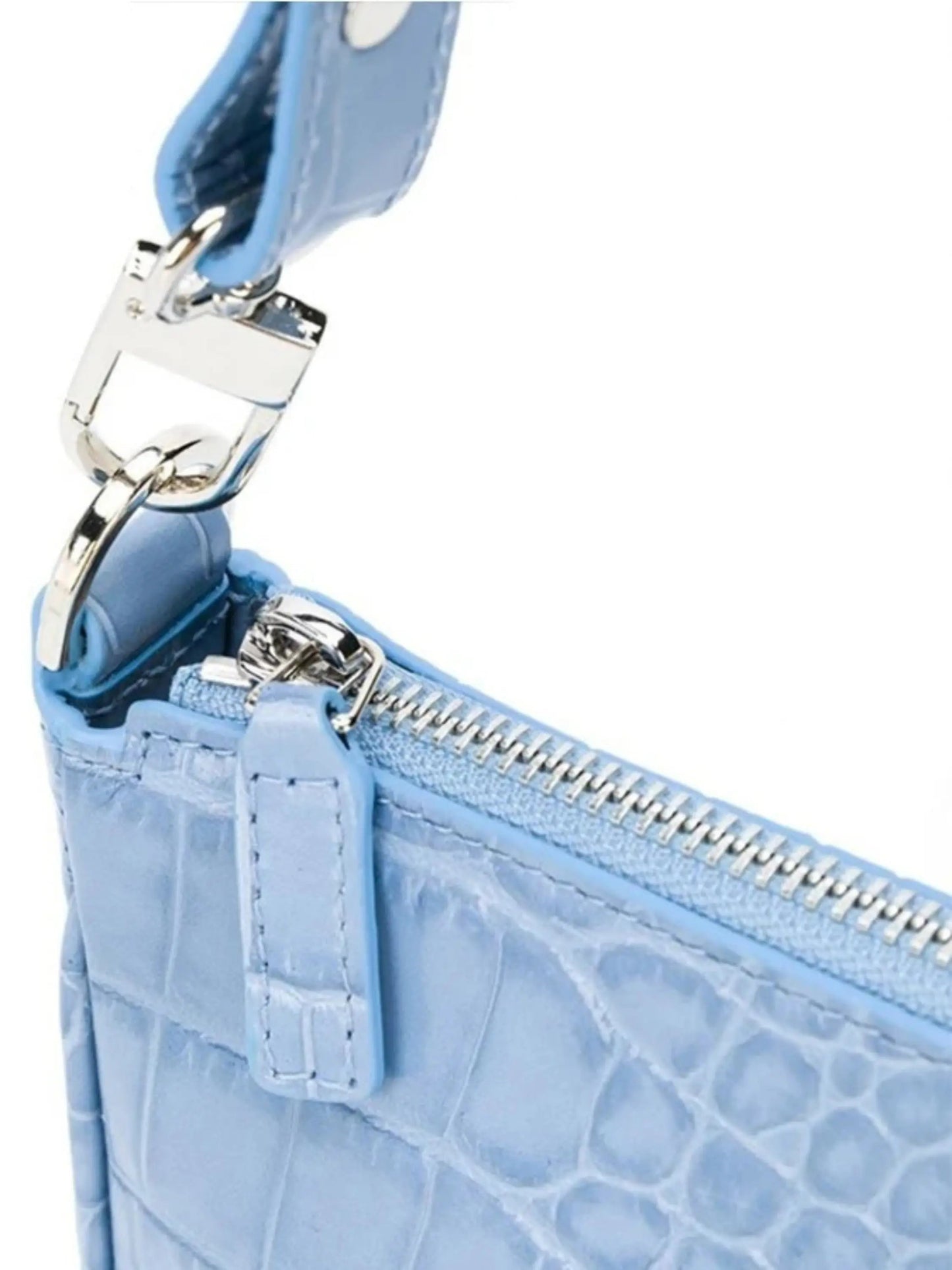 Ledertasche Umhängetasche Kroko Muster Damen