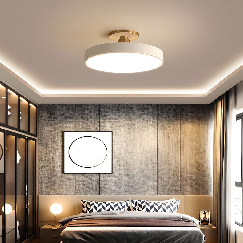 LED Deckenleuchte Modern Gold Mit Dimmfunktion