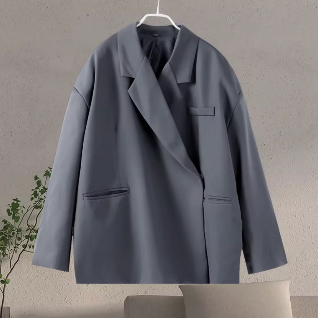 Damen Blazer Oversized Großes Modell Büro Chic