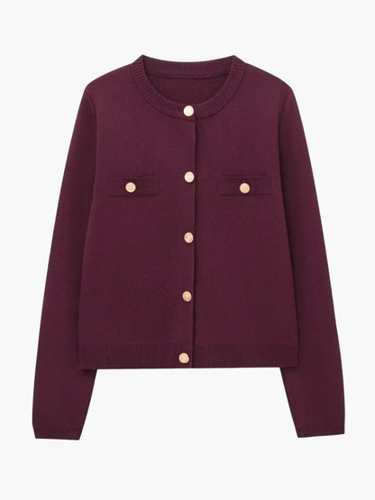 Strickjacke Damen Knopfleiste Modern