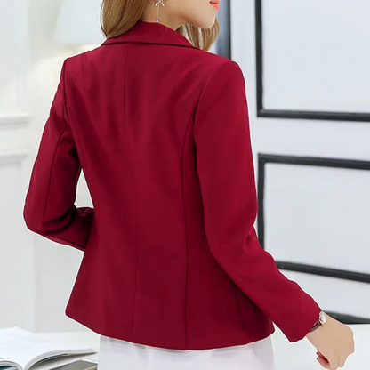 Damenblazer Eleganter Business Blazer Schwarz