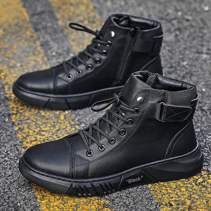 Lederstiefel Herren Handgefertigt Outdoor Stiefel Elegant