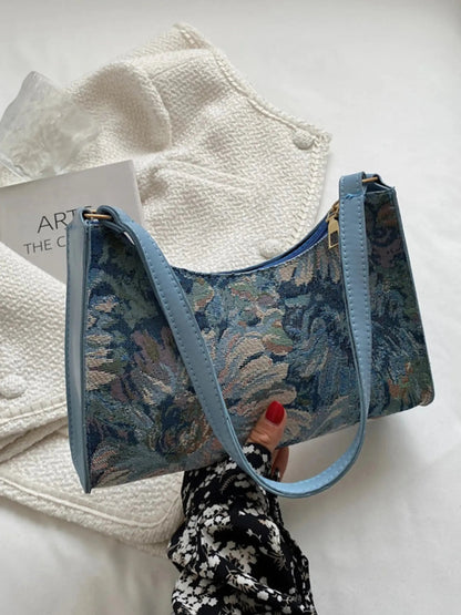 Blumen Umhängetasche Vintage Style Frauen Rucksack