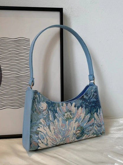 Blumen Umhängetasche Vintage Style Frauen Rucksack