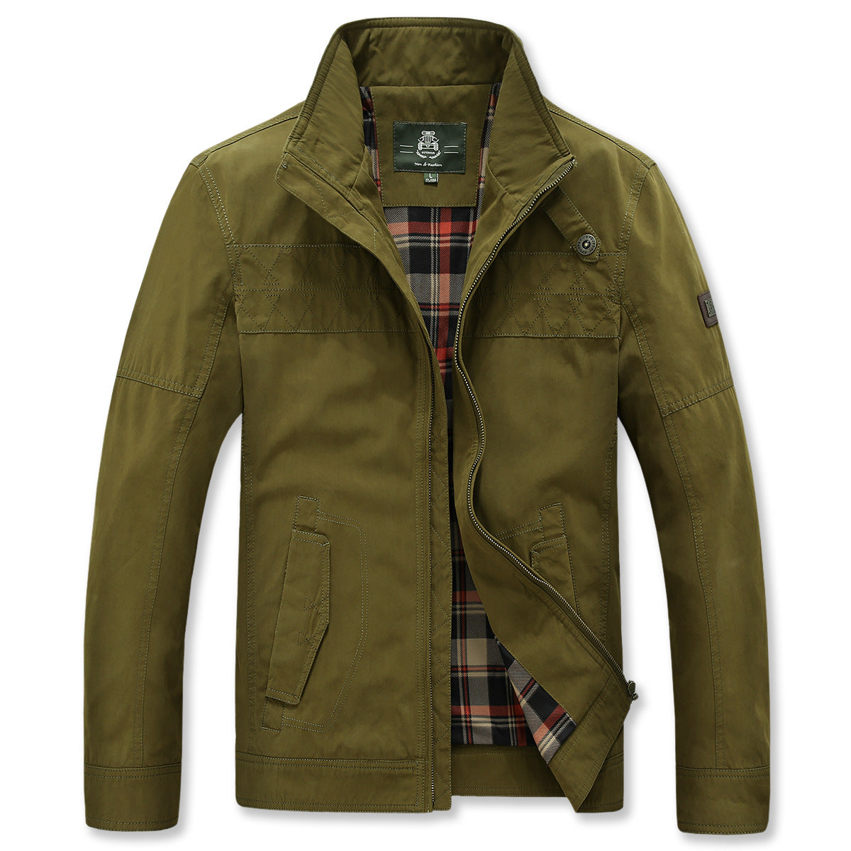 Herren Übergangsjacke Modern mit Hochkragen