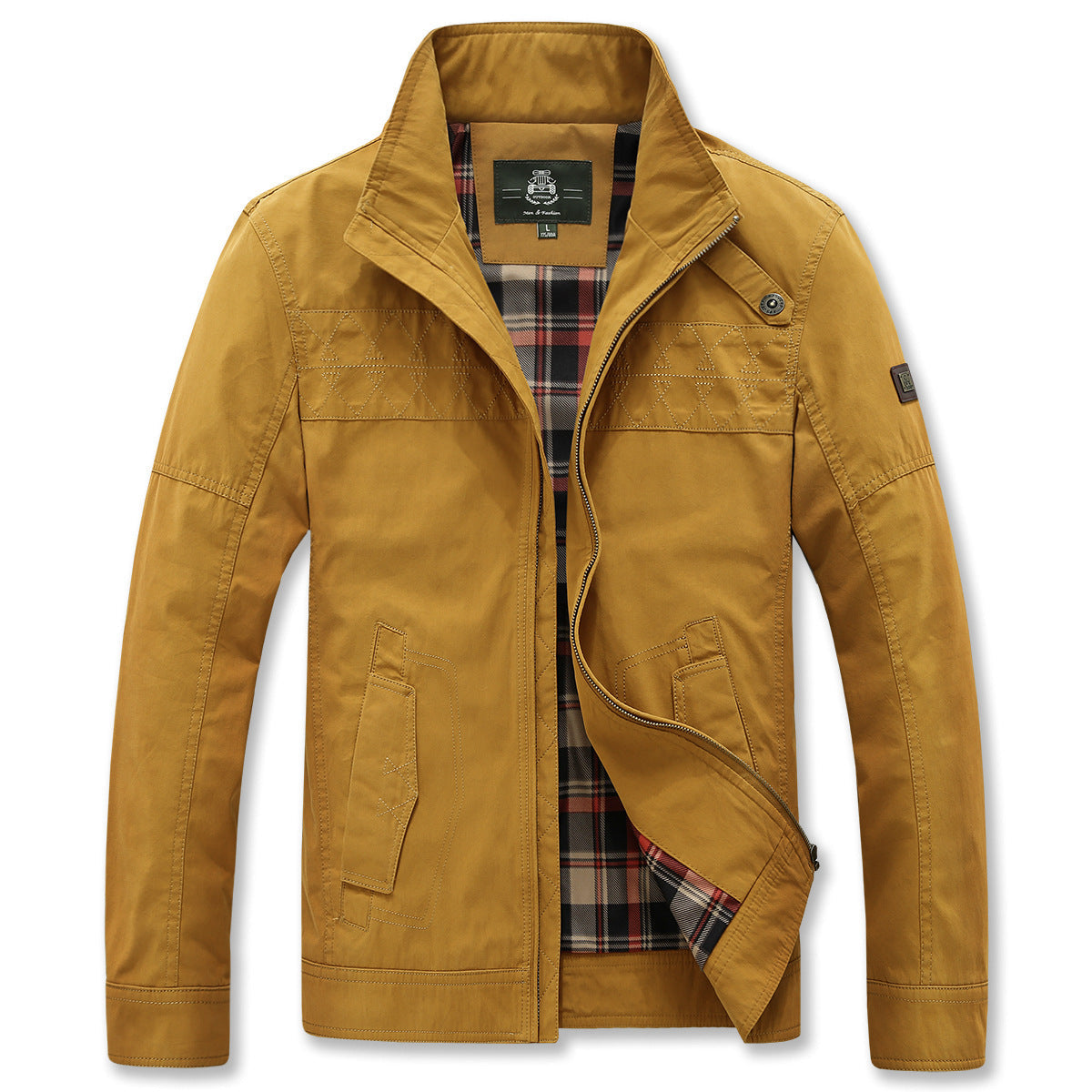 Herren Übergangsjacke Modern mit Hochkragen