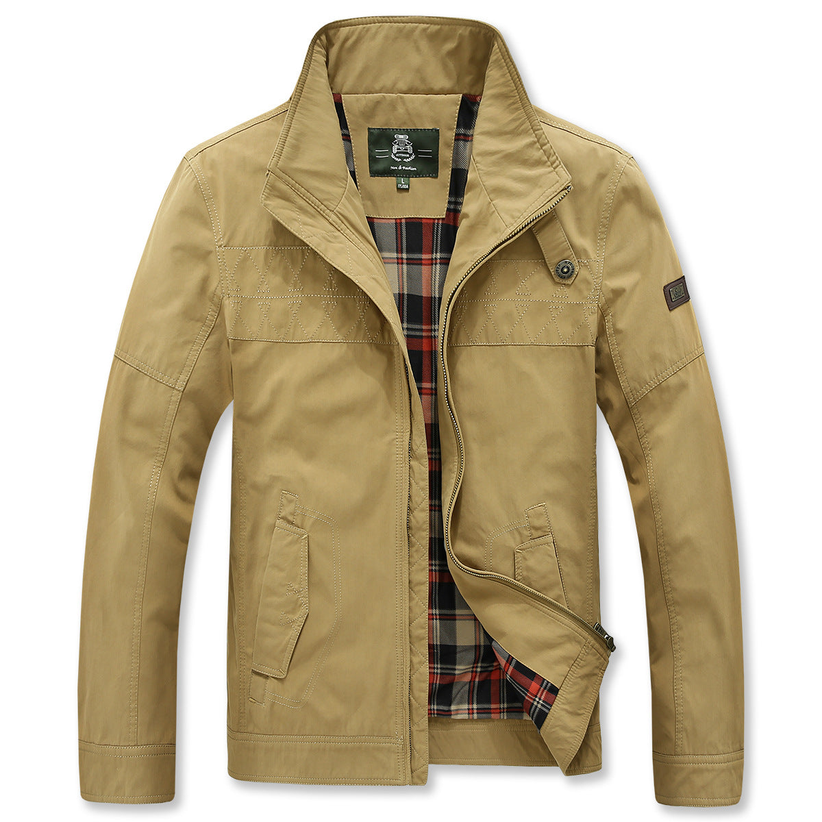 Herren Übergangsjacke Modern mit Hochkragen