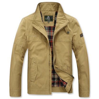 Herren Übergangsjacke Modern mit Hochkragen