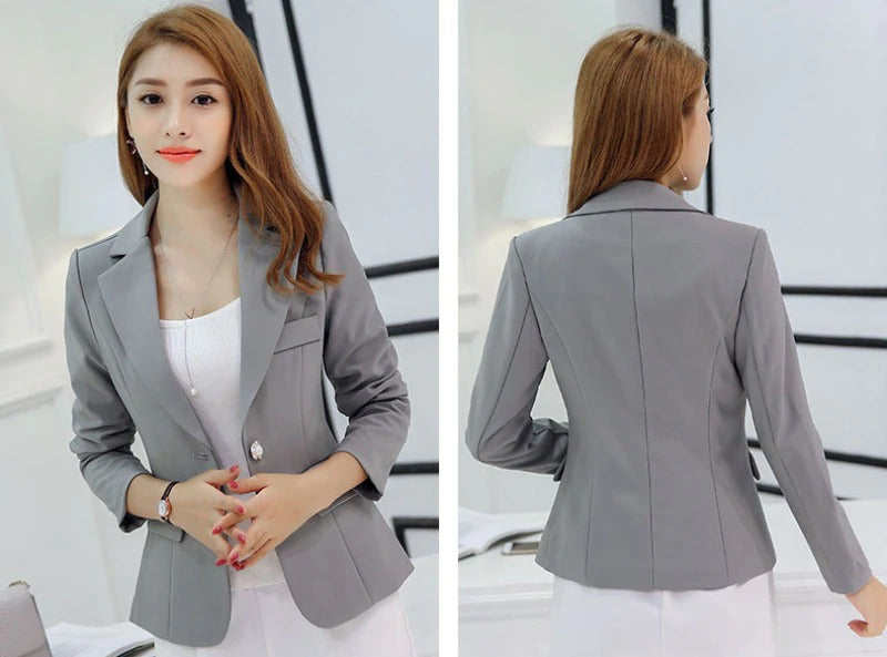 Leder Blazer Damen Kurz Modern