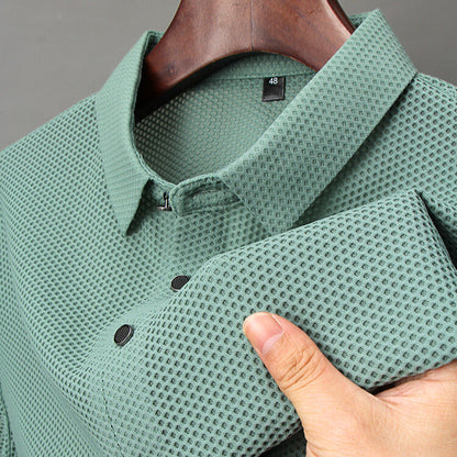 Elegantes Seiden Poloshirt Herren Qualität - BerlinGlamour