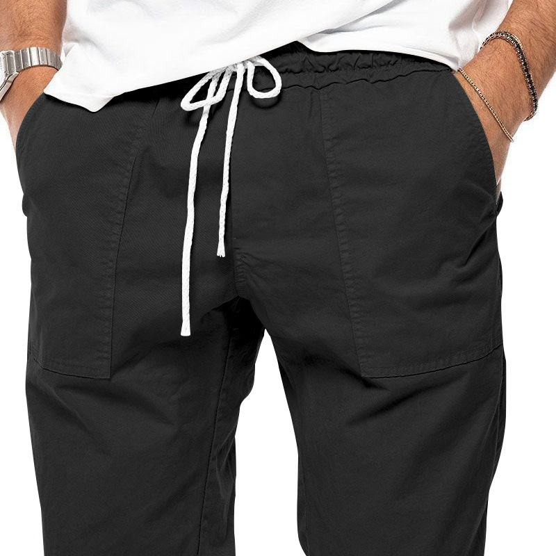Bequeme Herrenhose Micro Stretch Komfort Schwarz