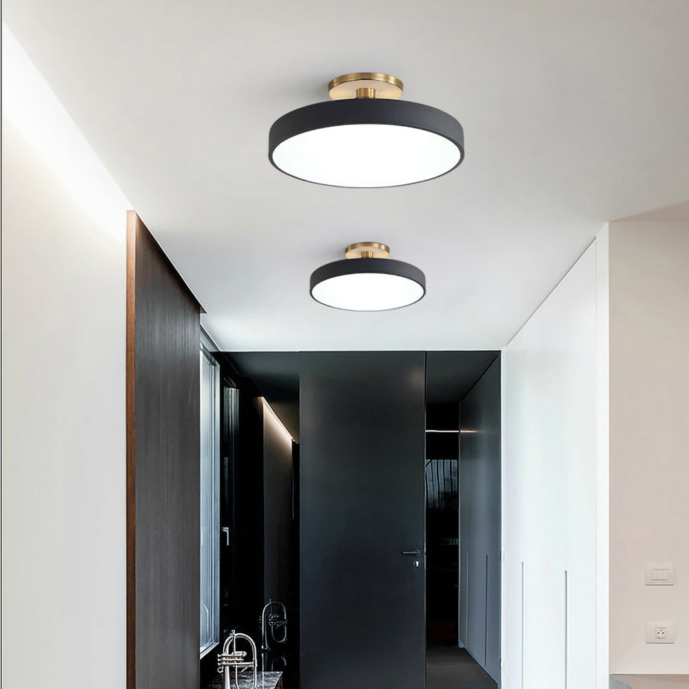 LED Deckenleuchte Modern Gold Mit Dimmfunktion
