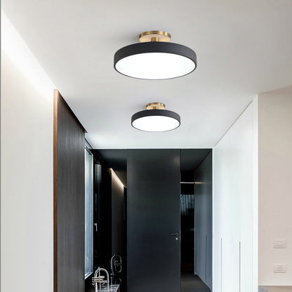 LED Deckenleuchte Modern Gold Mit Dimmfunktion