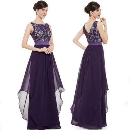 Chiffonkleid mit Spitze von BerlinGlamour