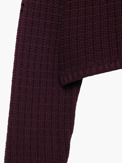 Strickjacke Damen Strukturiert mit Goldenen Knöpfen