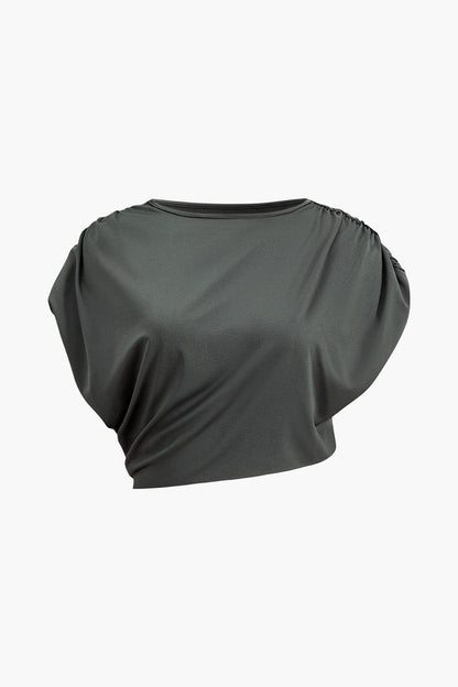 Elegantes Zweiteiler-Set mit Drapierung Damen